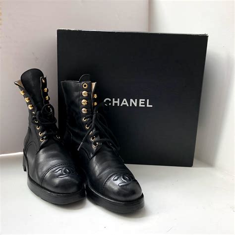 chanel combat boots on sale|Chanel combat boots 2019.